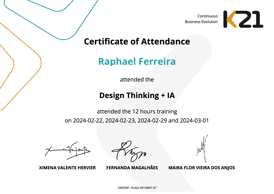 Certificado K21